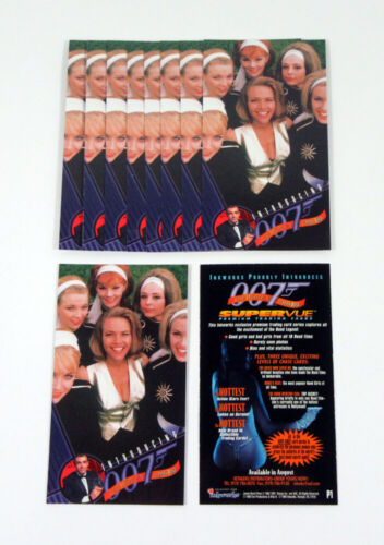 Lot of (10) 1998 Inkworks The Women of James Bond  Promo Card (P1) Nm/Mt - Picture 1 of 3