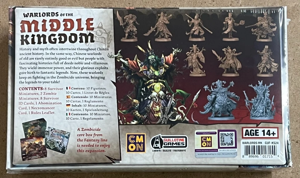 Warlords of the Middle Kingdom Zombicide: White Death Green Horde Black Plague - Image 2 of 2