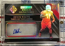 2019 PANINI MAJESTIC DEVIN WHITE, #141, ROOKIE SIGNATURES, AUTO, SILVER #20/25