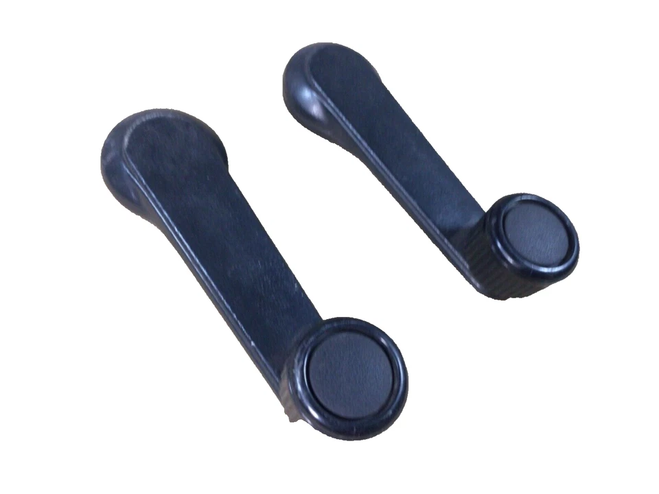 1991-1994 Mazda 323 Manual Window Crank Handle Pair RH LH Black OEM - Image 2 of 4