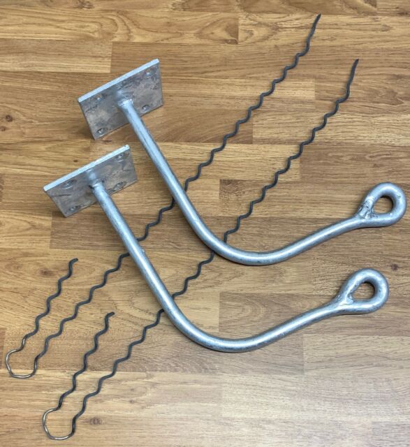 2x Galvanised Steel BT Bracket 32 + 2x Dropwire 10A fixing Clamp Telephone Cable 2x Galvanised Steel BT Bracket 32 + 2x Dropwire 10A fixing Clamp Telephone Cable