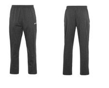 Slazenger Open Hem Jersey Tracksuit Bottoms Jogging Lounge Pants XS - 4XL BNWT