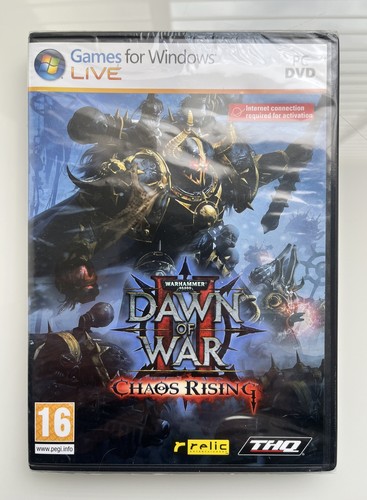Warhammer 40K Dawn of War II: Chaos Rising - PC DVD Strategy Game New Sealed UK
