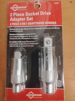 Mayhew Tools 29896 2-Piece 2-in-1 Socket Adapter Set