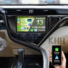 For 2018-2020 Toyota Camry CarPlay 4G+64G Android 13 Car Stereo Radio GPS Navi