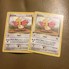 Pokémon TCG Spearow Jungle #62/64 2-Card Lot WOTC Vintage 1999 One 1st Edition — photo 1