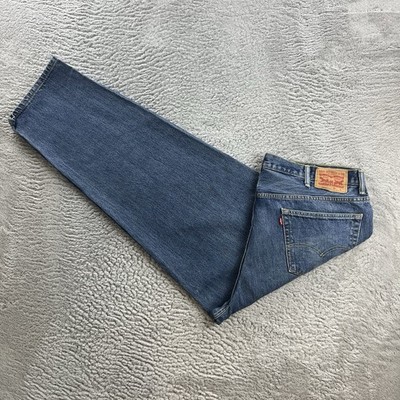 Vintage Levi's 560 Jeans Herren W44 L32 Blau Denim Comfort Loose Baggy Tapered