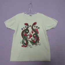 Vintage Golden Wheel Souvenir Shirt 34 Green ...