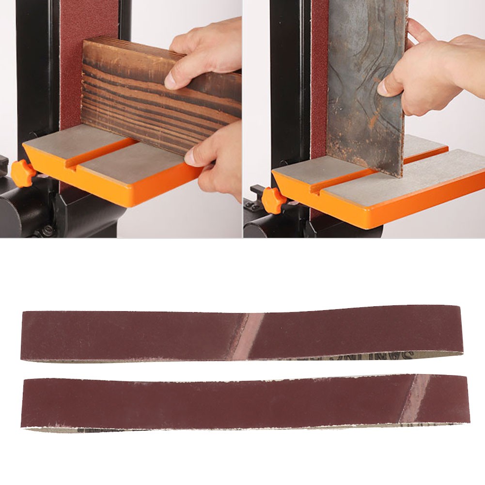 10pcs Alumina Abrasive Belt Sanding Band Polishing Sandpaper Straps KRI