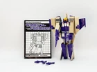 Transformers G1: Blitzwing 1984: (w. Instructions, Accessories and Codec Card)
