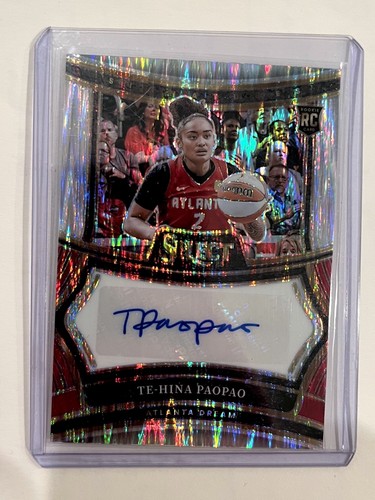 Te-Hina Paopao #1 2025 Panini Select WNBA Signature card