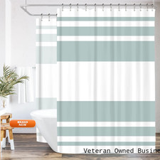 Riyidecor Clawfoot Tub Shower Curtain Round 180X70 Inch Bathtub All Around
