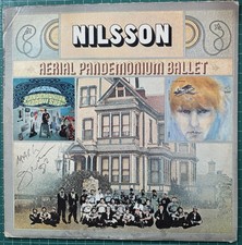 Harry Nilsson Signed Aerial Pandemonium Ballet Lp Hand Signed Autograph Harry Nilsson Signed Aerial Pandemonium Ballet Lp Hand Signed Autograph