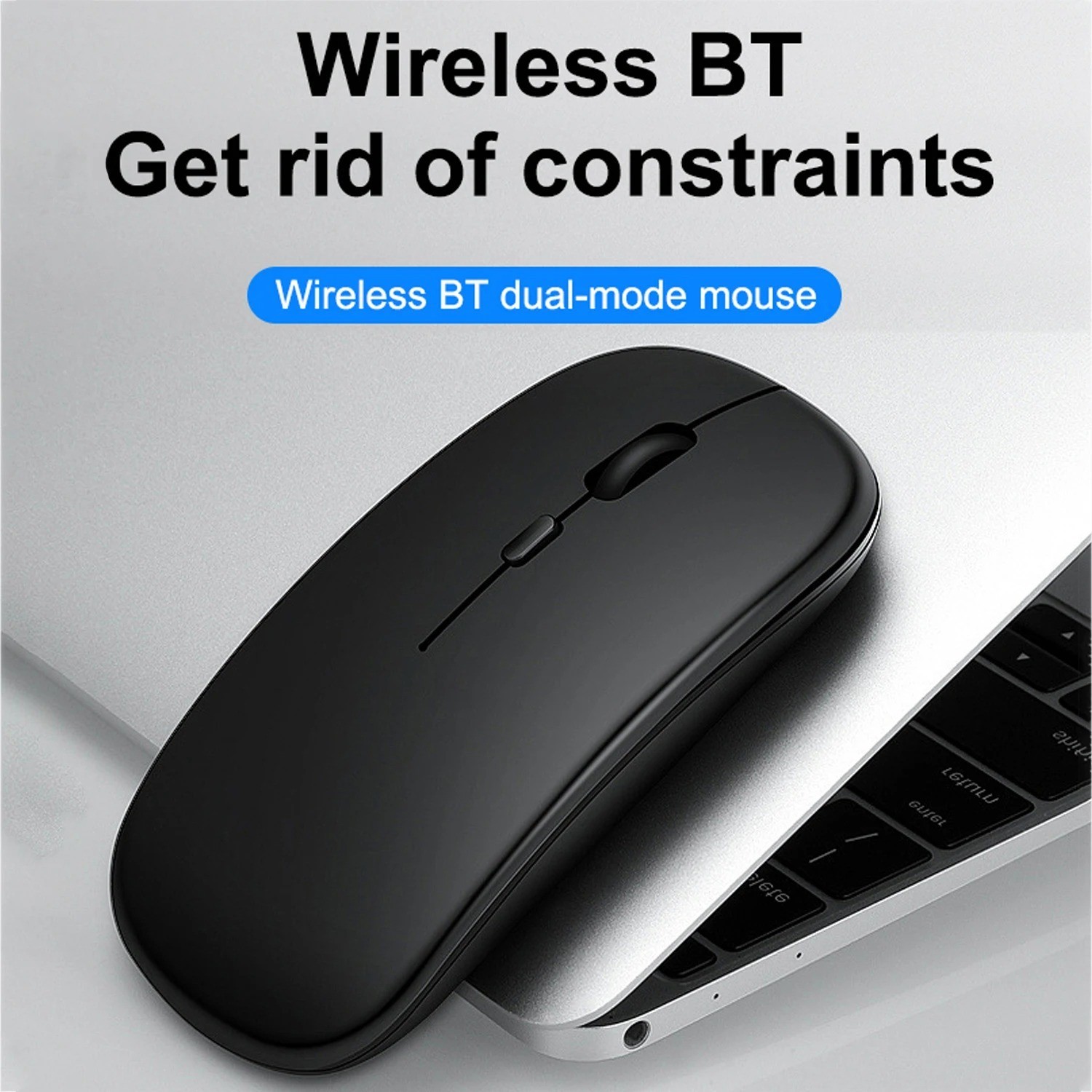 Mouse óptico inalámbrico USB portátil de 2.4GHz, varios colores, modos duales, USA, imagen 3