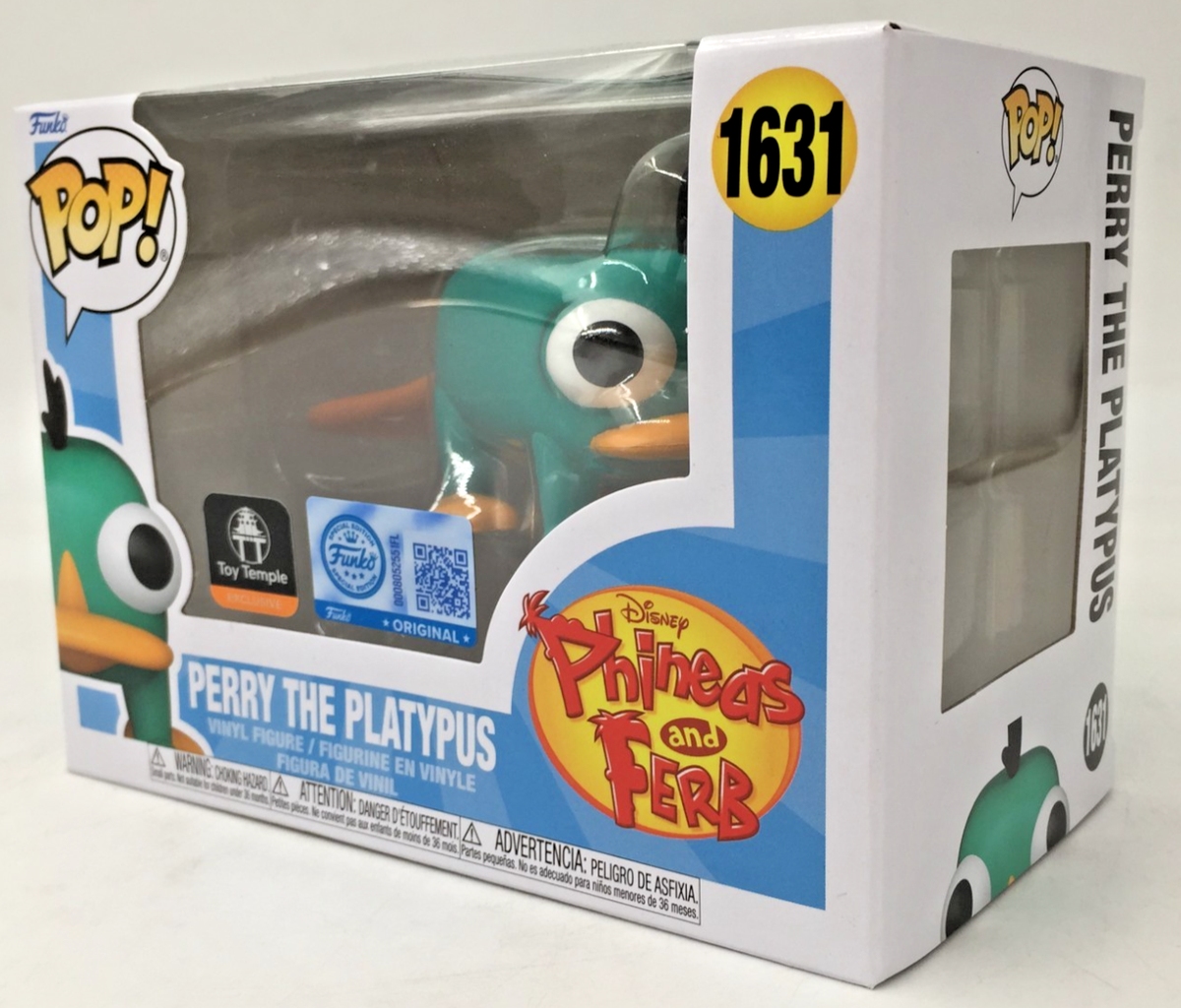 Funko Pop! Disney Phineas Perry the Platypus #1631 Funko SE Toy