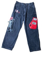 Raw Blue Denim Jeans for Men for sale