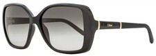 Chloe Rectangular Sunglasses CE680S Diasy 001 Black 58mm
