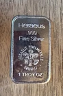 Heraeus 1 oz .999 Fine Silver Bar – Bullion Bar 1 Troy Ounce