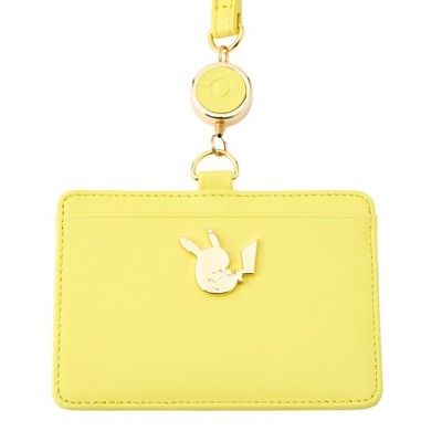 Pokémon Center Original Genuine Leather ID Card Case Pikachu Japan New