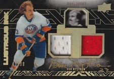 2015-16 UD Black Lustrous Ink Spectrum Jerseys #LI-BN Bob Nystrom/99