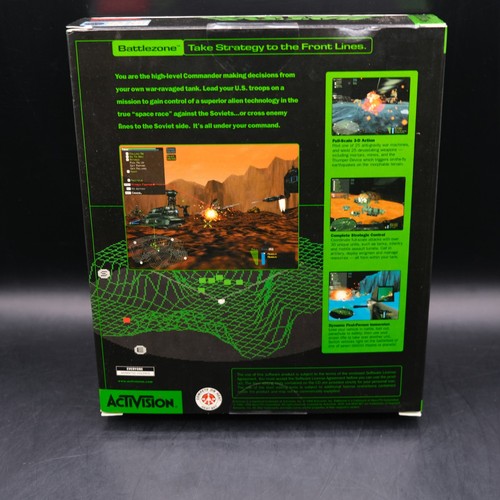 NUOVO Battle Zone - PC Big Box Activision sigillato in fabbrica CD-ROM Windows 95 98 - Foto 2 di 12