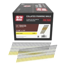 2-3/8 In. X 0.113 In. 21? Plastic Collated Smooth Shank Framing Nails 5000 per B