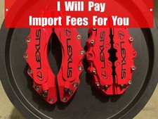 Engraved Brake Caliper Covers 4pcs For Lexus Is250is300h Es Gx Lx Rx Nx Ux Engraved Brake Caliper Covers 4pcs For Lexus Is250is300h Es Gx Lx Rx Nx Ux