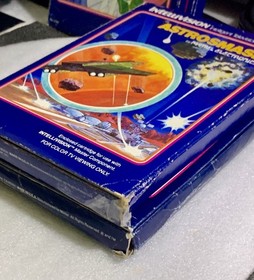 INTELLIVISION 2 CIB GAME LOT SPACE ARMADA /ASTROSMASH CLEANED & TESTED 3/27 #2