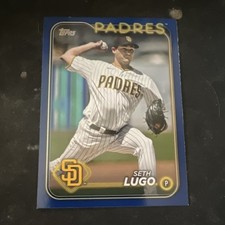 Topps 2024 Series 1 Royal Blue Parallel Seth Lugo #291 San Diego Padres