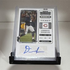 2022 Panini Contenders Rookie Ticket Dominique Robinson Auto #233 Chicago Bears