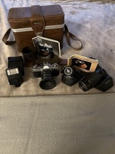 Canon Ae-1 Vintage 35mm Camera and Kitbag; Tested And Working Great Condition