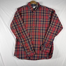 Wrangler George Strait Cowboy Western Red Plaid Rodeo Shirt LS Kids XXL