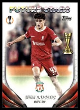 Stefan Bajcetic 2023-24 Topps UEFA Club Competitions #81 Liverpool AutographDen