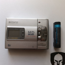 Sony Walkman Mini Disc Recorder MZ-R50 Silver Used Working