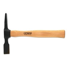 Hickory Wood Handle Chipping Hammer, LWHG, 11.5 in, 19 oz Head, Chisel and
