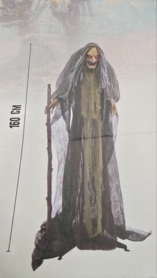 Boland Hexe Orenda 160cm Halloween Horror Dekoration Neu