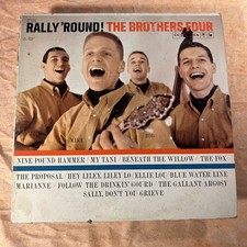 Brothers Four Rally 'round! Columbia 12" LP Vinyl Record 33 RPM Original