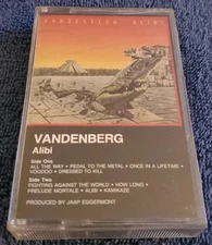 Adrian Vandenberg - Alibi Cassette Tape 1985 Heavy Metal Whitesnake