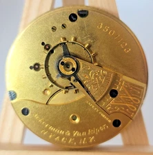 Waltham No. 3 18s 11J Private Label “Ackerman & Van Riper NY” Gilt Mov't Unused?