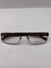 Perry Ellis PE 305-1 Brown Rectangle Eyeglass...