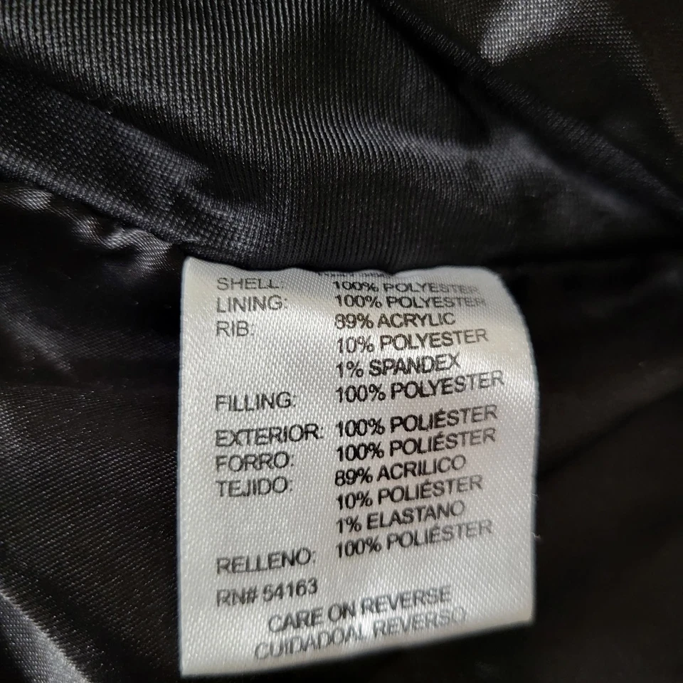 Chaleco Andrew Marc Mujer M Negro Acolchado Diamante Cremallera Foto 3 de 4