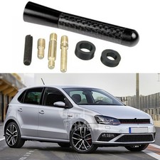 3" 7,6 cm Auto Antenne Kurzstab Dachantenne Carbon-Optik AM/FM für VW Polo Golf