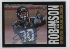 2014 Topps Chrome 1985 Design Refractor Auto /15 Allen Robinson #10 Auto 5x5
