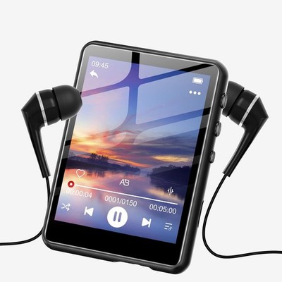 SWOFY 128GB MP3-Player mit Bluetooth 5.3-2,4-Zoll Touchscreen, HiFi-Klang,