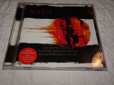 Rush Vapor Trails promo cd