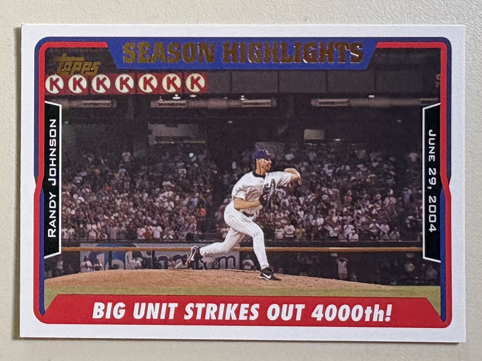 2005 Topps - Season Highlights Randy Johnson #333