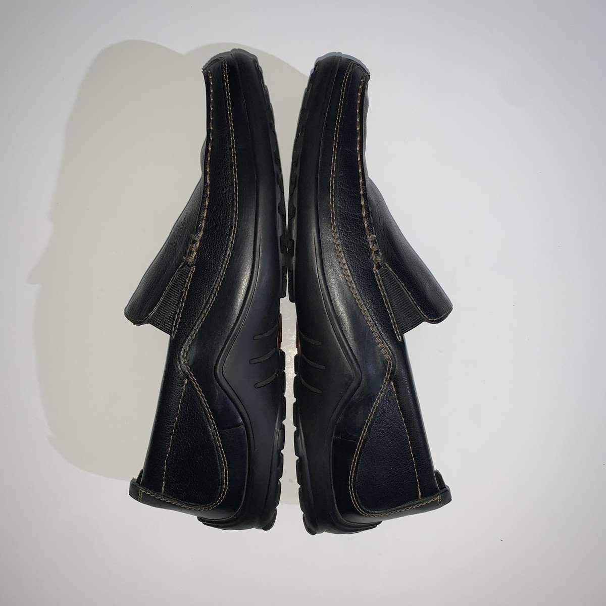 Cole Haan Shoes Mens 8.5 Black Leather Slip On Loafers 
