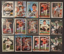 16-card Logan Webb lot: incls. parallels