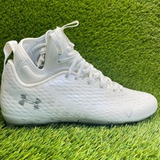 Under Armour Spotlight Lux MC 2.0 Mens Size 10 White Running Football Cleats