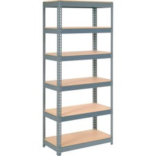 Global Industrial Extra Heavy Duty Shelving 36"W x 12"D x 84"H With 6 Shelves